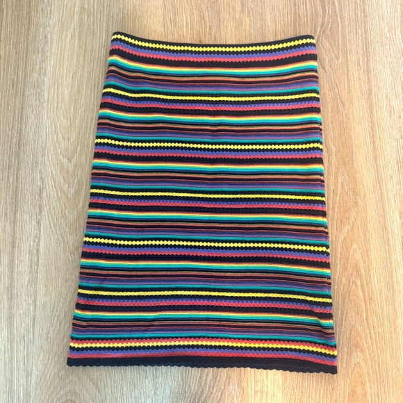 Zara Knit Skirt Size Small, Multi Color Pattern Size S - Picture 1 of 3
